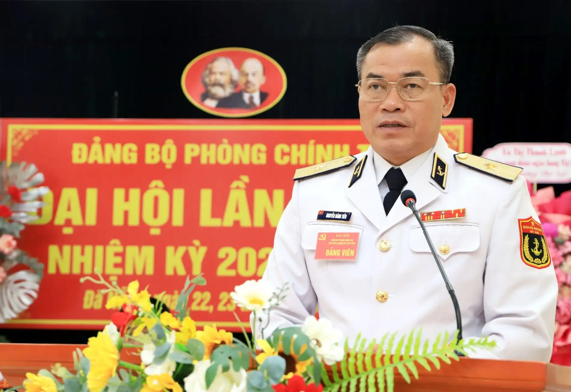 Đảng bộ Phòng Chính trị, Vùng 3 Hải quân tổ chức Đại hội Đảng bộ lần thứ IV