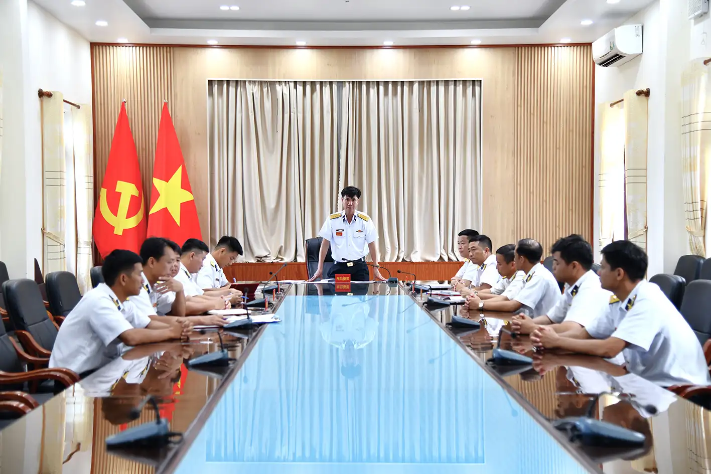 Bộ Tư lệnh Vùng 5 Hải quân giao nhiệm vụ cho lực lượng tham gia diễu binh, diễu hành