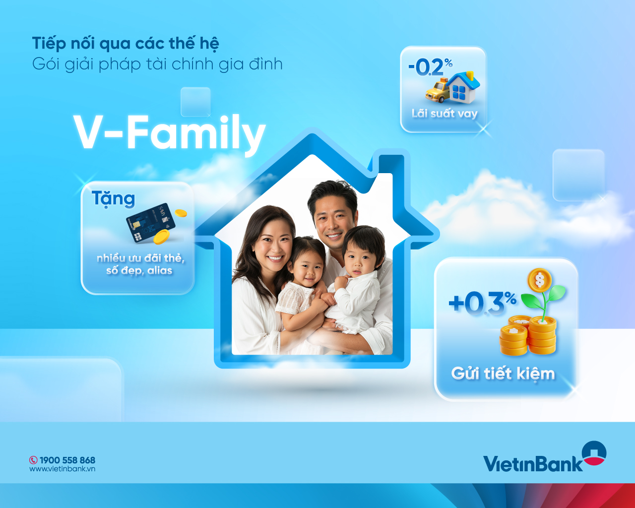 V-Family - gói giải pháp tài chính dành cho triệu gia đình Việt- Ảnh 1. V-Family - gói giải pháp tài chính dành cho triệu gia đình Việt- Ảnh 1.