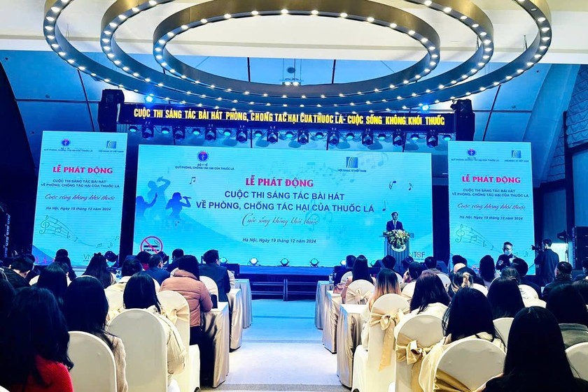 Cuộc thi Sáng tác bài hát phòng, chống tác hại của thuốc lá năm 2024 (Ảnh minh họa: PV)