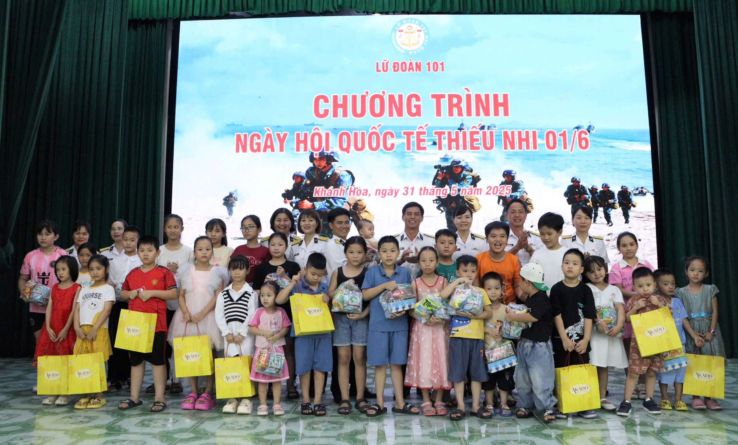 Lữ đoàn 101 tổ chức Chương trình Ngày hội Quốc tế Thiếu nhi 1/6