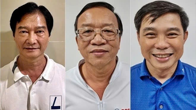 Một số bị can trong vụ án.