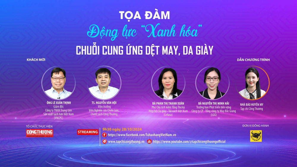 toa-dam-truc-tuyen-dong-luc-xanh-hoa-chuoi-cung-ung-det-may-da-giay_671ec3511e698 Động lực "Xanh hóa" chuỗi cung ứng dệt may, da giày