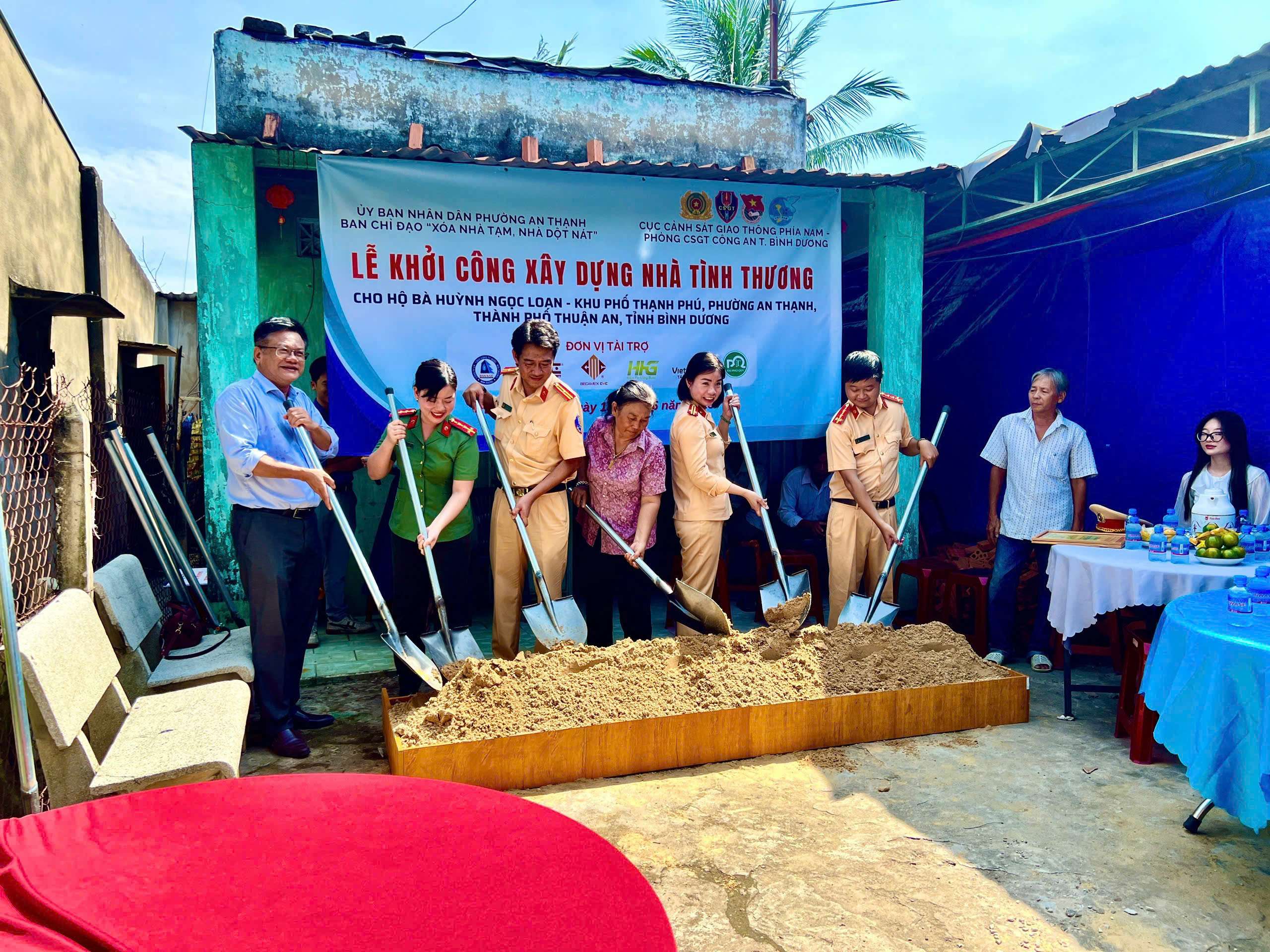 Lễ Khởi Công Xây Dựng Nhà Tình Thương tại phường An Thạnh, thành phố Thuận An, tỉnh Bình Dương