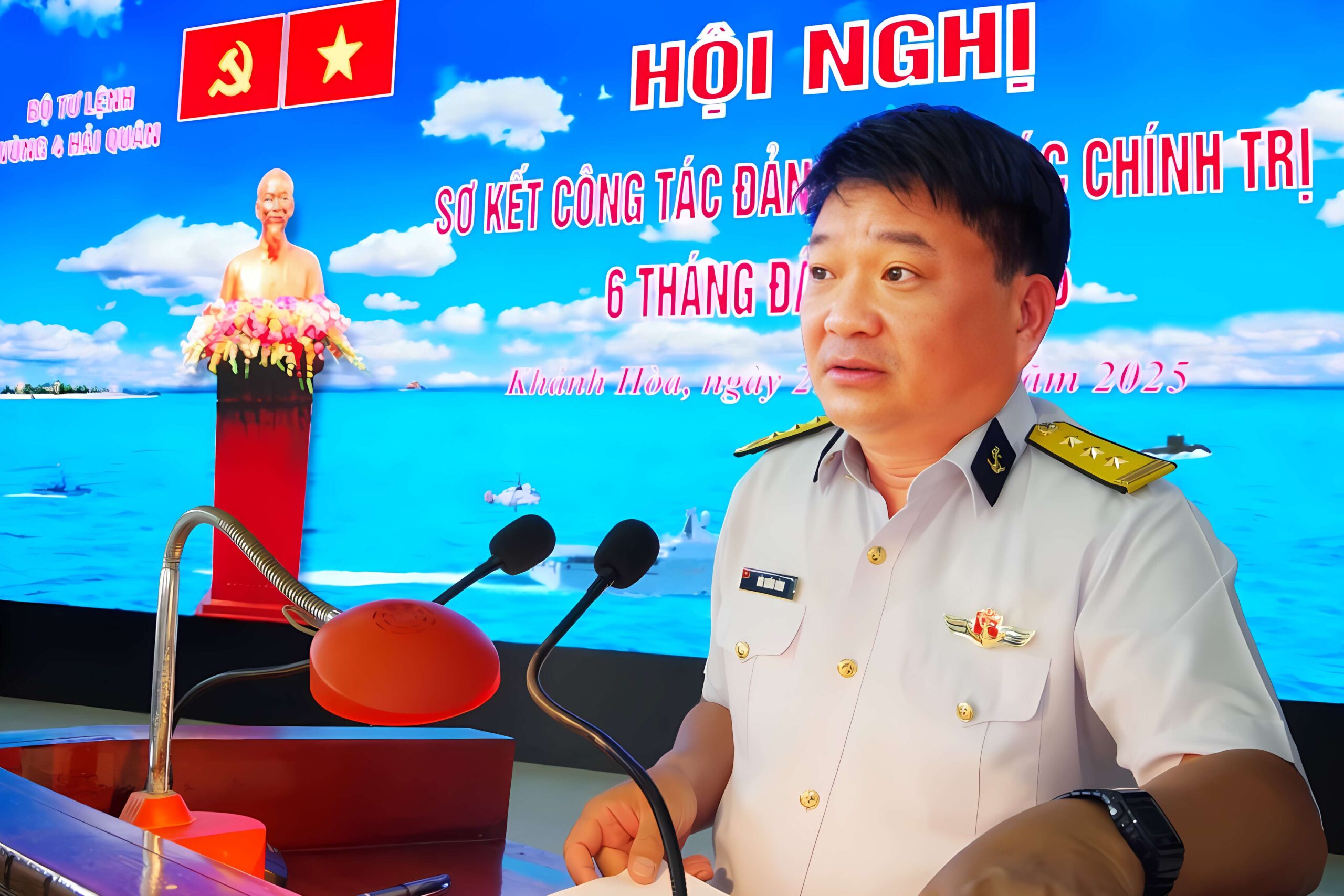 Vùng 4 Hải quân hoàn thành xuất sắc nhiệm vụ công tác đảng, công tác chính trị 6 tháng đầu năm 2025