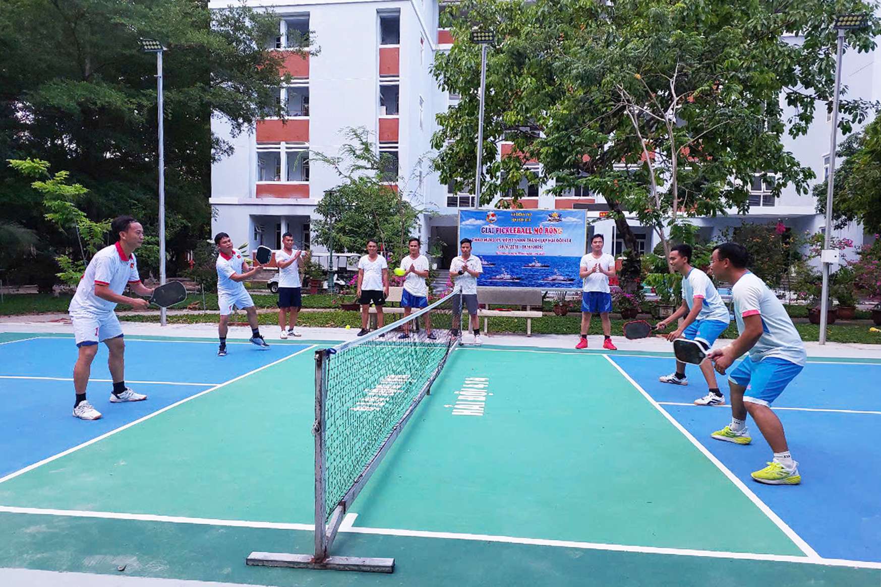 Giải Pickleball mở rộng chào mừng kỷ niệm ngày thành lập hải đội 414 thành công tốt đẹp.
