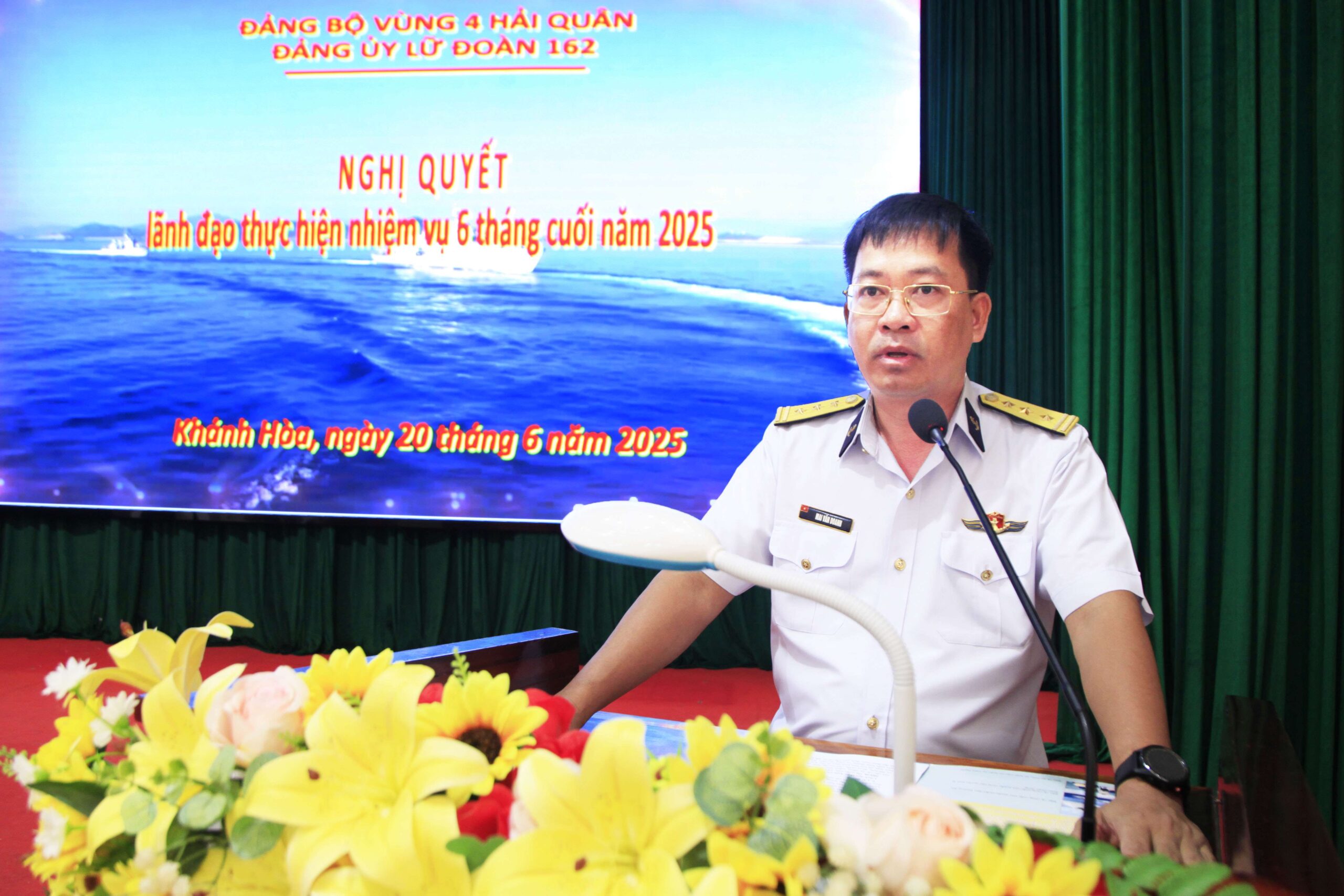Lữ đoàn 162, Vùng 4 Hải quân hoàn thành xuất sắc nhiệm vụ 6 tháng đầu năm 2025
