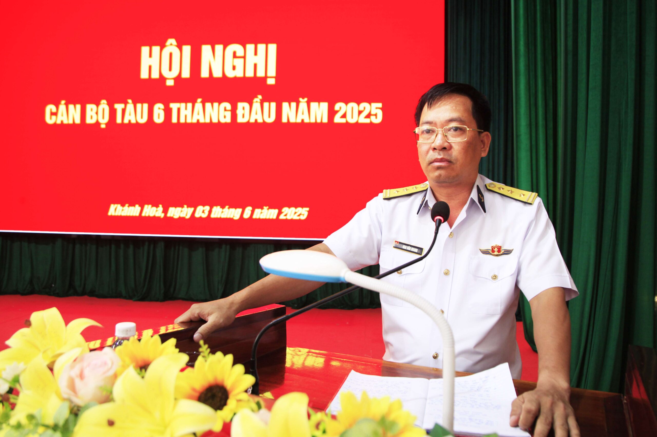 Lữ đoàn 162, Vùng 4 Hải quân: Hội nghị cán bộ tàu 6 tháng đầu năm