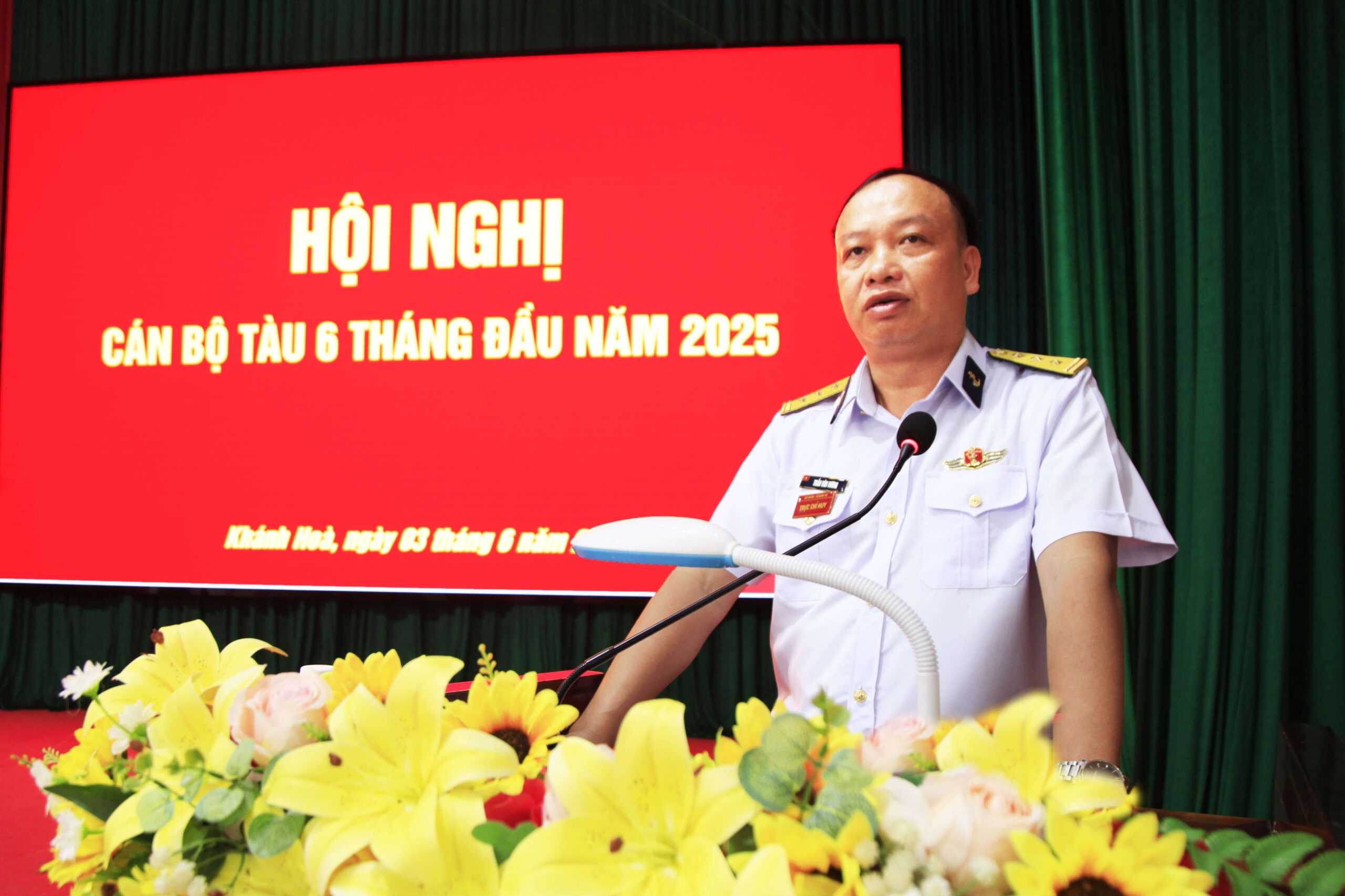 Lữ đoàn 162, Vùng 4 Hải quân: Hội nghị cán bộ tàu 6 tháng đầu năm