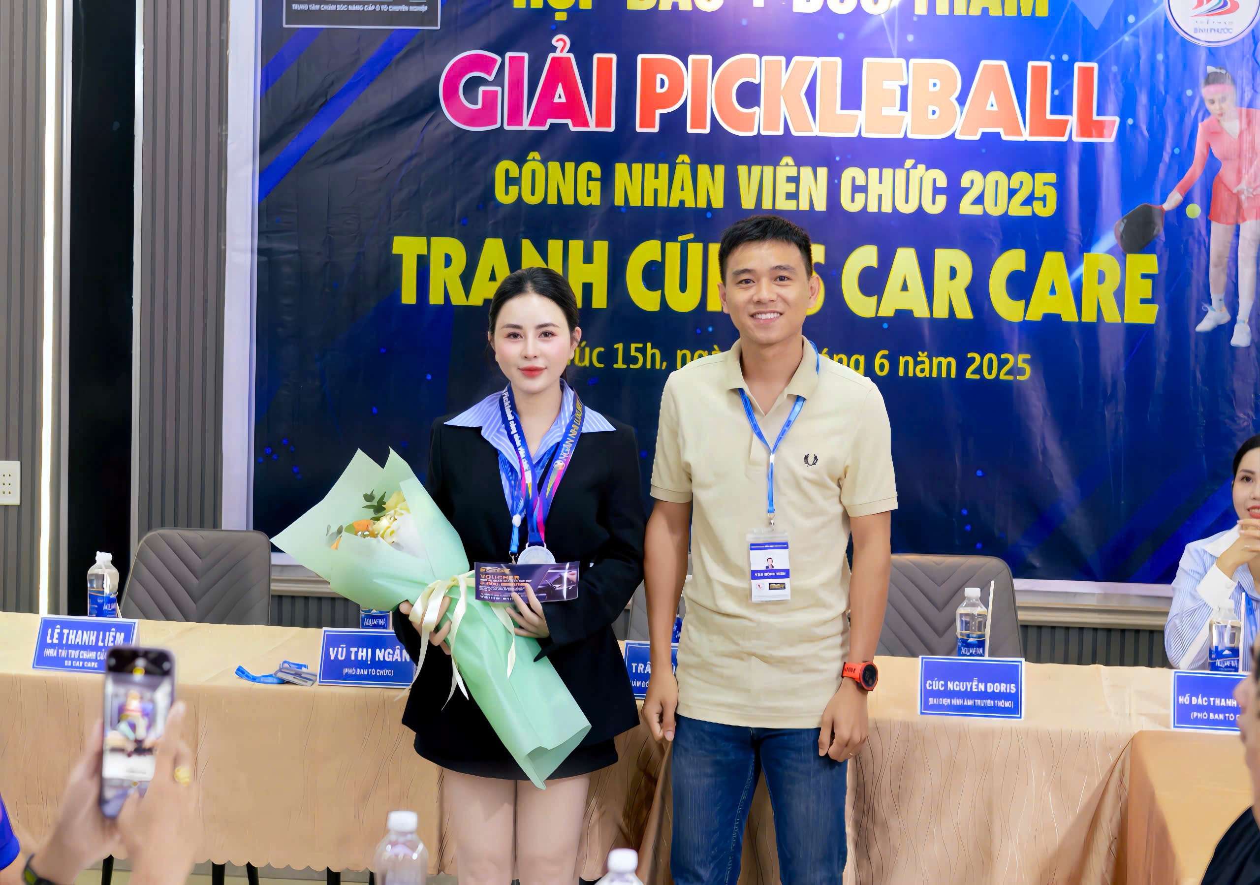 Họp báo giải pickleball công nhân viên chức 2025 – sẵn sàng cho ngày tranh tài 28/6 tại Chơn Thành