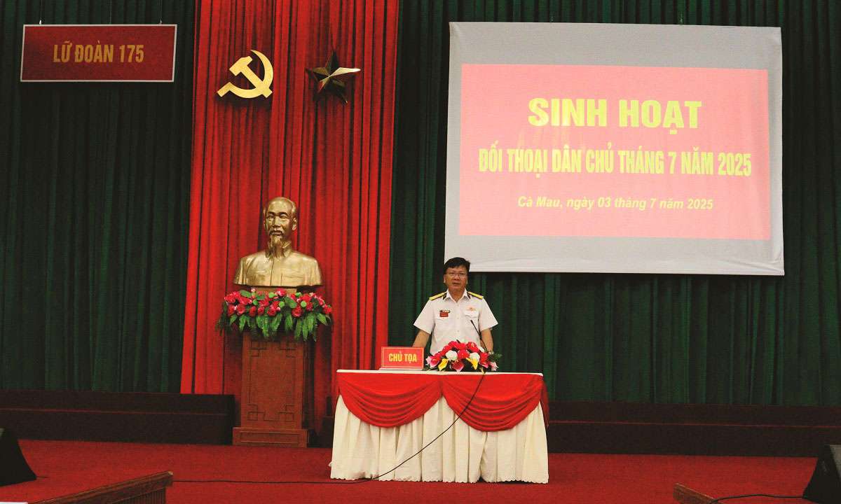 Lữ đoàn 175 tổ chức đối thoại dân chủ tháng 7 năm 2025