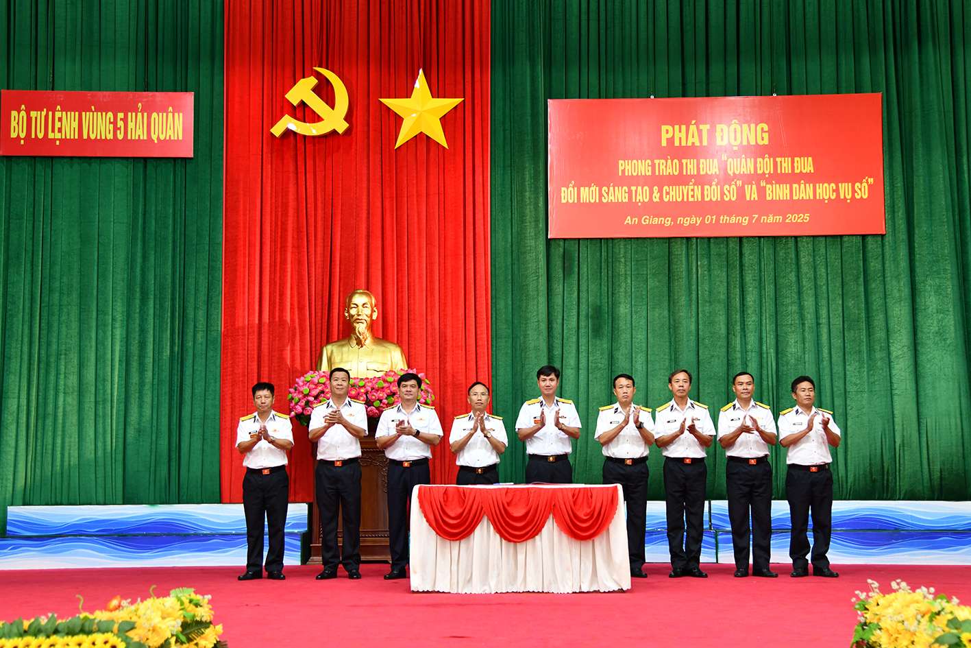 Đảng ủy Vùng 5 Hải quân quán triệt và triển khai thực hiện Nghị quyết số 59 của Bộ Chính trị