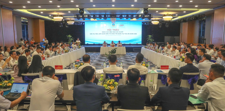 Ngành Ngân hàng và Tòa án phối hợp gỡ vướng trong xử lý tranh chấp tín dụng- Ảnh 1.