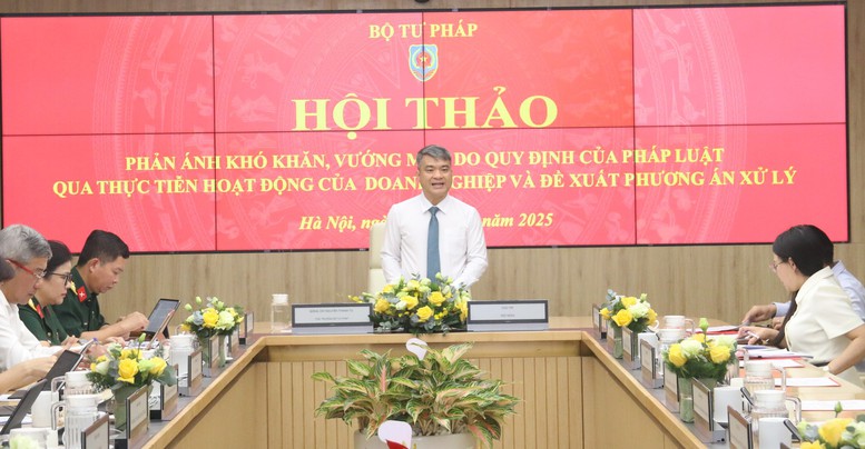 Gỡ ‘điểm nghẽn’ do quy định của pháp luật, tạo thuận lợi cho doanh nghiệp- Ảnh 1. Gỡ ‘điểm nghẽn’ do quy định của pháp luật, tạo thuận lợi cho doanh nghiệp- Ảnh 1.