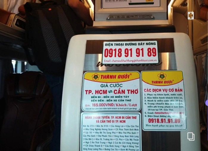 Sở TT&TT TP.HCM yêu cầu Thành Bưởi làm rõ thông tin chở khách đi Cần Thơ