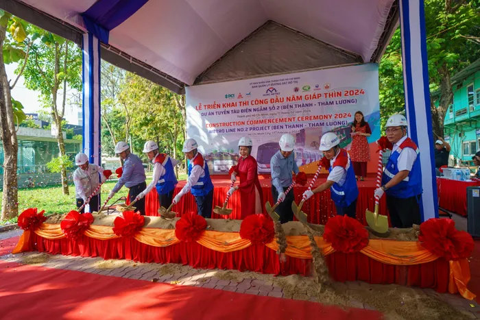 Tuyến metro số 2 TP.HCM chính thức thi công