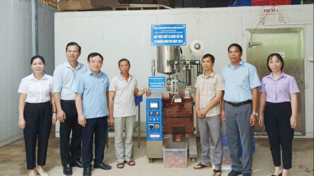 Tuyên Quang: Ứng dụng máy móc thiết bị trong sản xuất sản phẩm Ốc nhồi ống lam