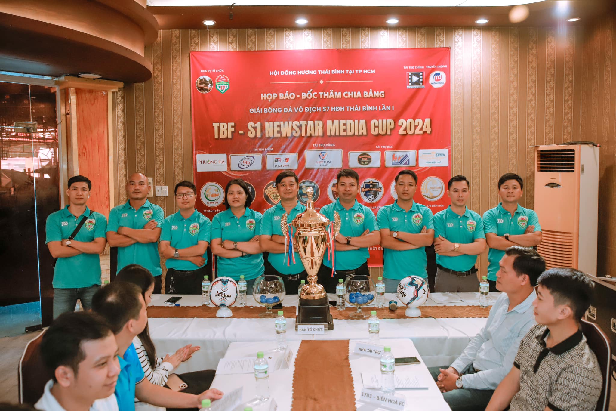 HỌP BÁO GIẢI BÓNG ĐÁ “BÓNG ĐÁ VÔ ĐỊCH S7” HỘI ĐỒNG HƯƠNG THÁI BÌNH LẦN I – TBF – S1 NEWSTAR MEDIA CUP 2024
