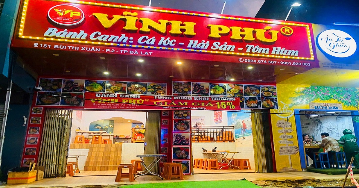 Bánh Canh Cá Lóc – Tôm Hùm – Hải Sản Vĩnh Phú: Hương Vị Đậm Đà Giữa Lòng Đà Lạt