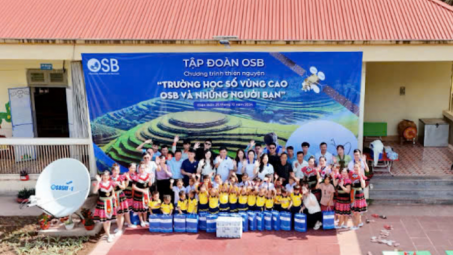Tập đoàn OSB thắp sáng ước mơ Internet cho các điểm trường địa bàn vùng cao biên giới