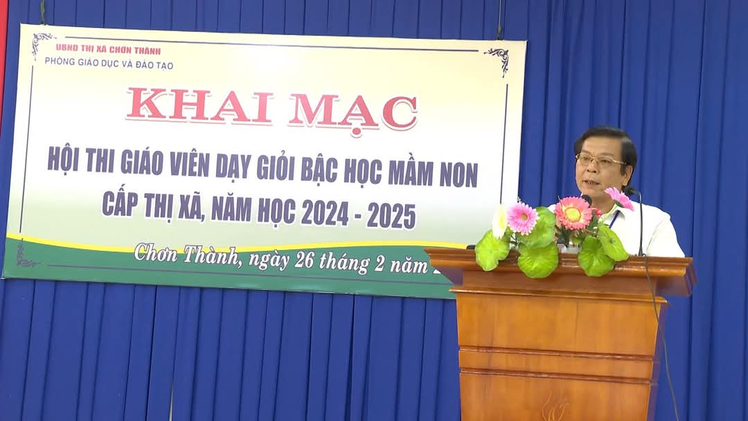 Bình Phước: Chơn Thành khai mạc Hội thi giáo viên dạy giỏi Bậc học mầm non cấp thị xã, năm học 2024 – 2025