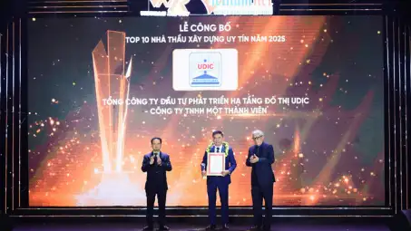 UDIC lần thứ 7 nằm trong Top 10 Nhà thầu xây dựng Việt Nam