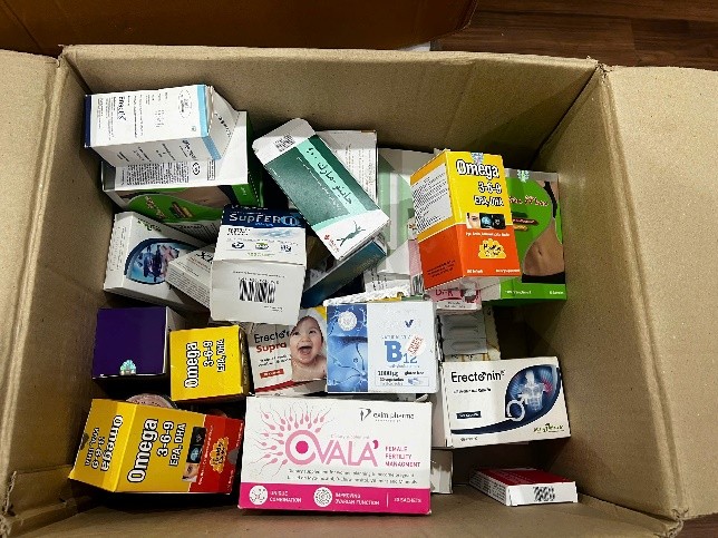 Lại thêm một đường dây sản xuất 100 tấn thực phẩm chức năng giả bị phát hiện