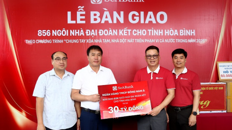 SeABank bàn giao 856 căn nhà đại đoàn kết cho tỉnh Hòa Bình