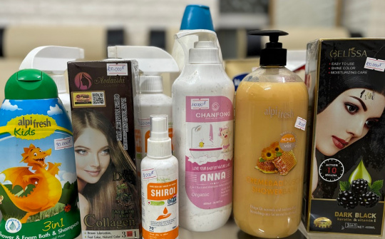 Ngăn chặn kịp thời hàng trăm sản phẩm mỹ phẩm hết hạn sử dụng cùng các sản phẩm chế phẩm diệt khuẩn gia dụng