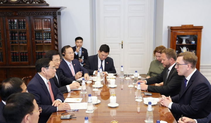 Thủ tướng Phạm Minh Chính hội đàm với Thủ tướng Estonia