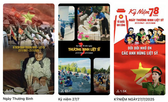 Mạng xã hội: Nơi thế hệ trẻ truyền cảm hứng về lòng biết ơn, tình yêu nước