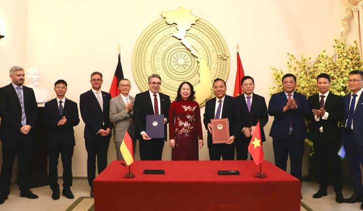 Việt Nam – Đức ký Tuyên bố chung về thiết lập Đối tác Năng lượng