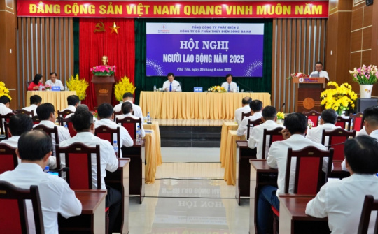 Hội nghị Người lao động Thủy điện Sông Ba Hạ năm 2025: Xây dựng môi trường làm việc bền vững, hiệu quả