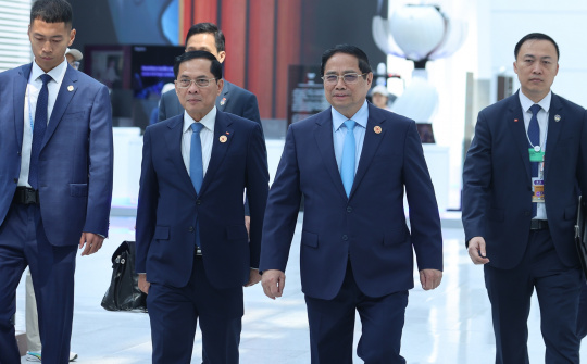 Thủ tướng Phạm Minh Chính dự Phiên khai mạc toàn thể Hội nghị WEF Thiên Tân 2025