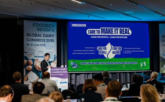 Dấu ấn Vinamilk tại Hội nghị Sữa Toàn cầu: Sữa Việt ngang tầm với thế giới về đổi mới, công nghệ