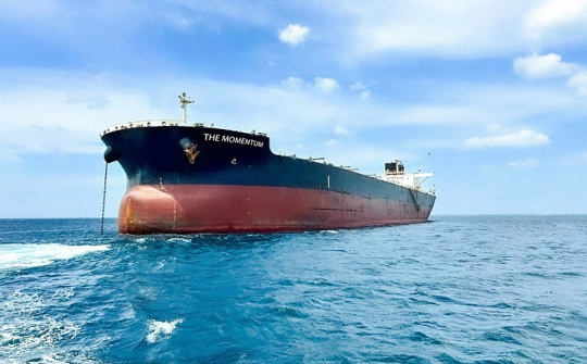 Hòa Phát đưa vào khai thác tàu The Momentum 110.000 DWT, tăng năng lực chủ động chuỗi cung ứng